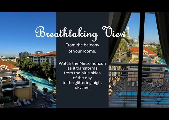Apartment 2br Italian-inspired Unit, Balcony Pool View *