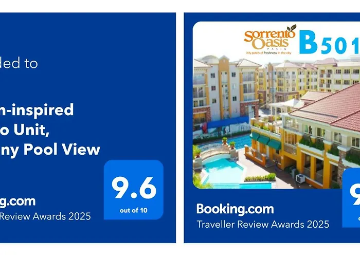 2br Italian-inspired Unit, Balcony Pool View